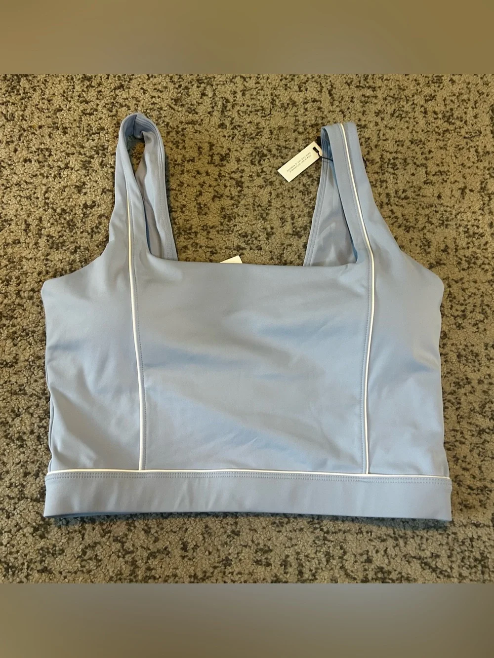 NWT Yllw the Label Blue Padded Danny Tank Top Size XXL